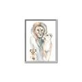 Picture of Lion Fam  _GroupedProduct_Rectangle_Portrait_Mini_ _GroupedProduct_Rectangle_Portrait_Canvas_Framed_