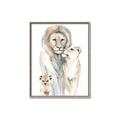 Picture of Lion Fam  _GroupedProduct_Rectangle_Portrait_Mini_ _GroupedProduct_Rectangle_Portrait_Canvas_Framed_