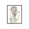 Picture of Lion Fam  _GroupedProduct_Rectangle_Portrait_Mini_ _GroupedProduct_Rectangle_Portrait_Canvas_Framed_