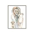 Picture of Lion Fam  _GroupedProduct_Rectangle_Portrait_Mini_ _GroupedProduct_Rectangle_Portrait_Canvas_Framed_