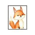 Picture of Woodland Fox _GroupedProduct_Rectangle_Portrait_Mini_ _GroupedProduct_Rectangle_Portrait_Canvas_Framed_