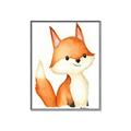 Picture of Woodland Fox _GroupedProduct_Rectangle_Portrait_Mini_ _GroupedProduct_Rectangle_Portrait_Canvas_Framed_