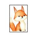 Picture of Woodland Fox _GroupedProduct_Rectangle_Portrait_Mini_ _GroupedProduct_Rectangle_Portrait_Canvas_Framed_