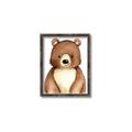 Picture of Woodland Bear _GroupedProduct_Rectangle_Portrait_Mini_ _GroupedProduct_Rectangle_Portrait_Canvas_Framed_