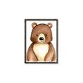Picture of Woodland Bear _GroupedProduct_Rectangle_Portrait_Mini_ _GroupedProduct_Rectangle_Portrait_Canvas_Framed_