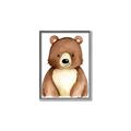 Picture of Woodland Bear _GroupedProduct_Rectangle_Portrait_Mini_ _GroupedProduct_Rectangle_Portrait_Canvas_Framed_