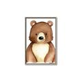 Picture of Woodland Bear _GroupedProduct_Rectangle_Portrait_Mini_ _GroupedProduct_Rectangle_Portrait_Canvas_Framed_