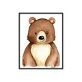 Picture of Woodland Bear _GroupedProduct_Rectangle_Portrait_Mini_ _GroupedProduct_Rectangle_Portrait_Canvas_Framed_