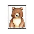 Picture of Woodland Bear _GroupedProduct_Rectangle_Portrait_Mini_ _GroupedProduct_Rectangle_Portrait_Canvas_Framed_