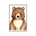 Picture of Woodland Bear _GroupedProduct_Rectangle_Portrait_Mini_ _GroupedProduct_Rectangle_Portrait_Canvas_Framed_