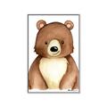 Picture of Woodland Bear _GroupedProduct_Rectangle_Portrait_Mini_ _GroupedProduct_Rectangle_Portrait_Canvas_Framed_