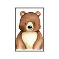 Picture of Woodland Bear _GroupedProduct_Rectangle_Portrait_Mini_ _GroupedProduct_Rectangle_Portrait_Canvas_Framed_