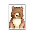 Picture of Woodland Bear _GroupedProduct_Rectangle_Portrait_Mini_ _GroupedProduct_Rectangle_Portrait_Canvas_Framed_