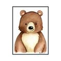 Picture of Woodland Bear _GroupedProduct_Rectangle_Portrait_Mini_ _GroupedProduct_Rectangle_Portrait_Canvas_Framed_