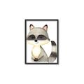 Picture of Woodland Raccoon _GroupedProduct_Rectangle_Portrait_Mini_ _GroupedProduct_Rectangle_Portrait_Canvas_Framed_