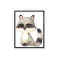 Picture of Woodland Raccoon _GroupedProduct_Rectangle_Portrait_Mini_ _GroupedProduct_Rectangle_Portrait_Canvas_Framed_