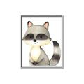 Picture of Woodland Raccoon _GroupedProduct_Rectangle_Portrait_Mini_ _GroupedProduct_Rectangle_Portrait_Canvas_Framed_