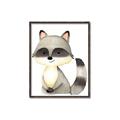 Picture of Woodland Raccoon _GroupedProduct_Rectangle_Portrait_Mini_ _GroupedProduct_Rectangle_Portrait_Canvas_Framed_