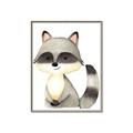 Picture of Woodland Raccoon _GroupedProduct_Rectangle_Portrait_Mini_ _GroupedProduct_Rectangle_Portrait_Canvas_Framed_