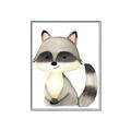 Picture of Woodland Raccoon _GroupedProduct_Rectangle_Portrait_Mini_ _GroupedProduct_Rectangle_Portrait_Canvas_Framed_