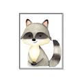 Picture of Woodland Raccoon _GroupedProduct_Rectangle_Portrait_Mini_ _GroupedProduct_Rectangle_Portrait_Canvas_Framed_
