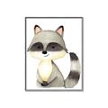 Picture of Woodland Raccoon _GroupedProduct_Rectangle_Portrait_Mini_ _GroupedProduct_Rectangle_Portrait_Canvas_Framed_
