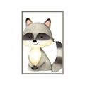Picture of Woodland Raccoon _GroupedProduct_Rectangle_Portrait_Mini_ _GroupedProduct_Rectangle_Portrait_Canvas_Framed_