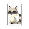 Picture of Woodland Raccoon _GroupedProduct_Rectangle_Portrait_Mini_ _GroupedProduct_Rectangle_Portrait_Canvas_Framed_
