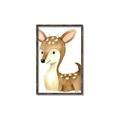 Picture of Woodland Deer _GroupedProduct_Rectangle_Portrait_Mini_ _GroupedProduct_Rectangle_Portrait_Canvas_Framed_