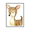 Picture of Woodland Deer _GroupedProduct_Rectangle_Portrait_Mini_ _GroupedProduct_Rectangle_Portrait_Canvas_Framed_