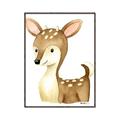 Picture of Woodland Deer _GroupedProduct_Rectangle_Portrait_Mini_ _GroupedProduct_Rectangle_Portrait_Canvas_Framed_
