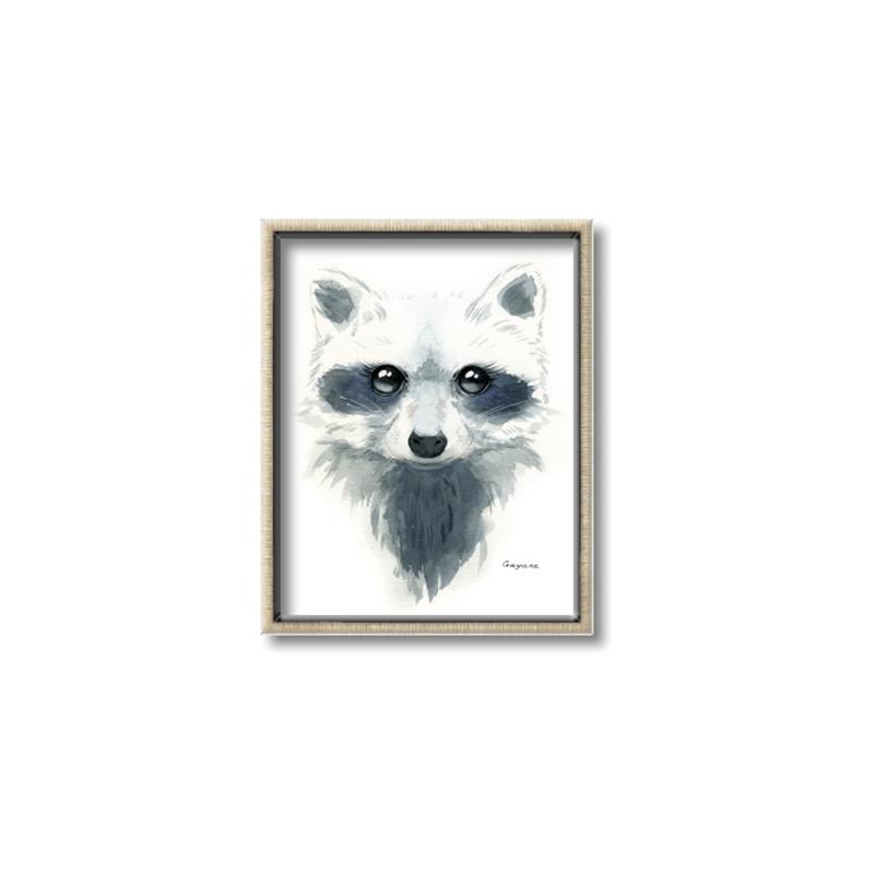 Picture of Raccoony _GroupedProduct_Rectangle_Portrait_Mini_ _GroupedProduct_Rectangle_Portrait_Canvas_Framed_