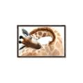 Picture of Sleeping Giraffe _GroupedProduct_Rectangle_Landscape_Mini_ _GroupedProduct_Rectangle_Landscape_Canvas_Framed_