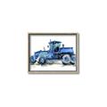 Picture of Blue Tractor  _GroupedProduct_Rectangle_Landscape_Mini_ _GroupedProduct_Rectangle_Landscape_Canvas_Framed_