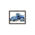 Picture of Blue Tractor  _GroupedProduct_Rectangle_Landscape_Mini_ _GroupedProduct_Rectangle_Landscape_Canvas_Framed_