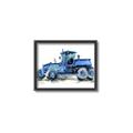 Picture of Blue Tractor  _GroupedProduct_Rectangle_Landscape_Mini_ _GroupedProduct_Rectangle_Landscape_Canvas_Framed_