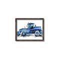 Picture of Blue Tractor  _GroupedProduct_Rectangle_Landscape_Mini_ _GroupedProduct_Rectangle_Landscape_Canvas_Framed_