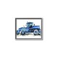 Picture of Blue Tractor  _GroupedProduct_Rectangle_Landscape_Mini_ _GroupedProduct_Rectangle_Landscape_Canvas_Framed_