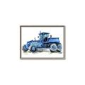 Picture of Blue Tractor  _GroupedProduct_Rectangle_Landscape_Mini_ _GroupedProduct_Rectangle_Landscape_Canvas_Framed_