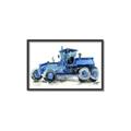 Picture of Blue Tractor  _GroupedProduct_Rectangle_Landscape_Mini_ _GroupedProduct_Rectangle_Landscape_Canvas_Framed_