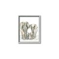 Picture of Elephant Family _GroupedProduct_Rectangle_Portrait_Mini_ _GroupedProduct_Rectangle_Portrait_Canvas_Framed_