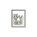 Picture of Elephant Family _GroupedProduct_Rectangle_Portrait_Mini_ _GroupedProduct_Rectangle_Portrait_Canvas_Framed_