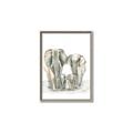 Picture of Elephant Family _GroupedProduct_Rectangle_Portrait_Mini_ _GroupedProduct_Rectangle_Portrait_Canvas_Framed_