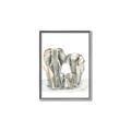 Picture of Elephant Family _GroupedProduct_Rectangle_Portrait_Mini_ _GroupedProduct_Rectangle_Portrait_Canvas_Framed_