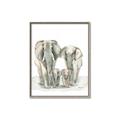 Picture of Elephant Family _GroupedProduct_Rectangle_Portrait_Mini_ _GroupedProduct_Rectangle_Portrait_Canvas_Framed_