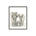 Picture of Elephant Family _GroupedProduct_Rectangle_Portrait_Mini_ _GroupedProduct_Rectangle_Portrait_Canvas_Framed_