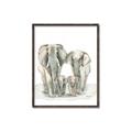 Picture of Elephant Family _GroupedProduct_Rectangle_Portrait_Mini_ _GroupedProduct_Rectangle_Portrait_Canvas_Framed_