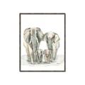 Picture of Elephant Family _GroupedProduct_Rectangle_Portrait_Mini_ _GroupedProduct_Rectangle_Portrait_Canvas_Framed_