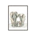 Picture of Elephant Family _GroupedProduct_Rectangle_Portrait_Mini_ _GroupedProduct_Rectangle_Portrait_Canvas_Framed_