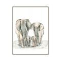 Picture of Elephant Family _GroupedProduct_Rectangle_Portrait_Mini_ _GroupedProduct_Rectangle_Portrait_Canvas_Framed_